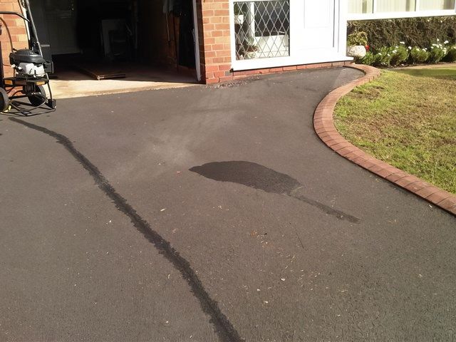 Tarmac Cleaning Before Clean