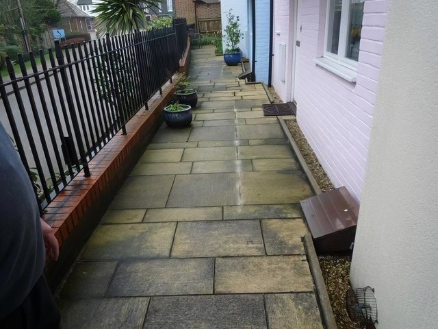 Driveway Before Cleaning