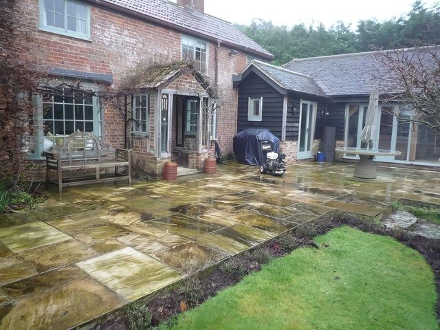 Patio Before Cleaning